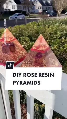 A customer asked her to preserve her wedding bouquet in resin 💐 (@jillianarianna) #resin #resinpyramid #DIY #diyresin #fyp #foryoupage
