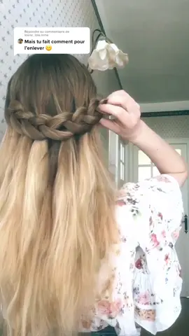 Répondre à @loane_lola.mma  la fameuse tresse tricot ! ✨ #pourtoi #foryou #coiffurefacile #hairstyle #tressetricot