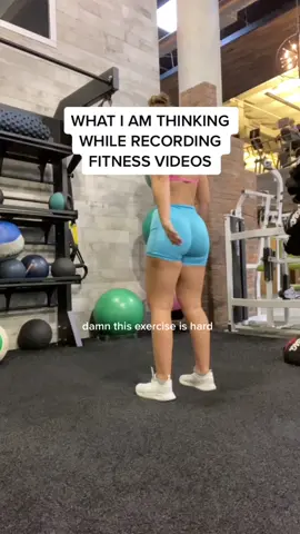 Thoughts while recording workout content 💭 #foryou #fyp #foryoupage #Fitness #FitTok #workout #gym #fitnessmotivation #GymLife #fit #fitfam #booty
