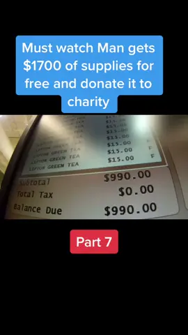 Must watch Man gets $1700 of supplies for free and donate it to charity #fyp #certientertainment #fypシ #xyzbca #coupon #extreme
