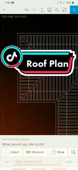Roof Plan #archi #arki #architecture #graphics #roof #autoCad #CAD