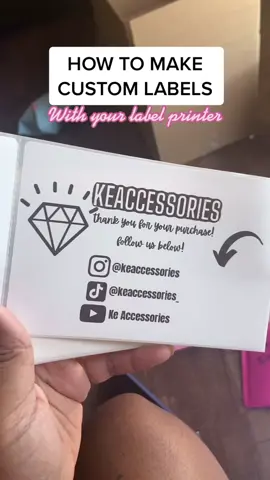 Add a lil spice to your packages #fyp #labelprinter #labelprintersticker #canva #packaging #thermalprinter #thermallabelprinter