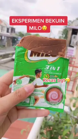 Ternyata begini cara buatnya🥲 Pantes dulu selalu gagal🙃 #eksperimen #fyp #milo #milobeku #YogurtBikinSeger #biasalah