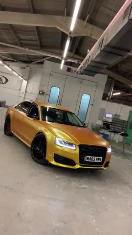 #enkahnz #golden #gold #fyp #audi #wrap #foryou #viral #car #transformation #custom #garage #video #tiktok
