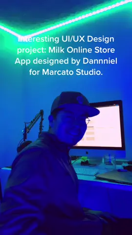 Interesting UI/UX Design project: Milk Online Store App designed by Dannniel for Marcato Studio. #uxdesign #ux #productdesign