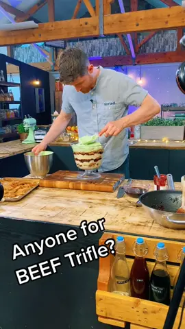 Beef Trifle. Could we BE anymore excited!? #friends #sortedfood #foodies