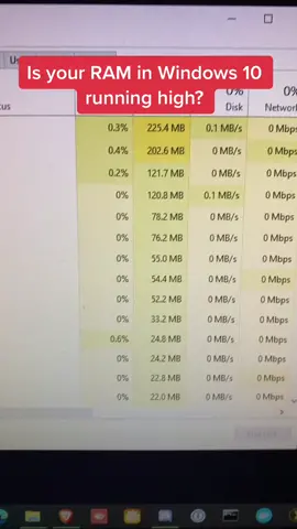 Try this to help reduce RAM usage in Windows 10. #windows10 #ram #preformance #dnatec
