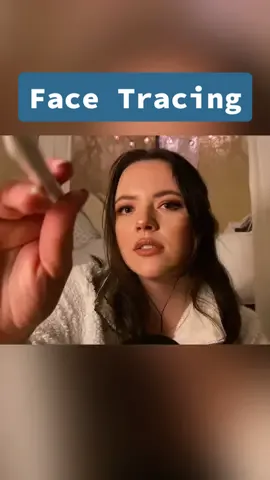 Face tracing! Full video on yt :) #asmr #facetracing #AirPodsJUMP #personalattention #asmrforsleep #relaxtok