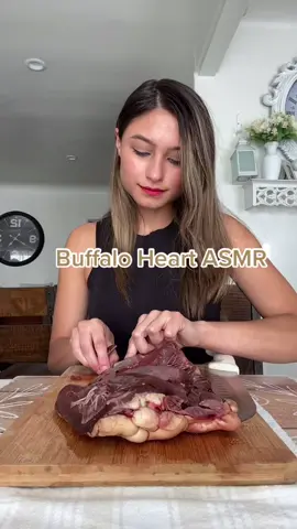 Heart ASMR #buffalo #organmeat #superfood #raw