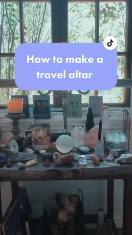 #witchtok #altar #witchcraft #spirituality #crystalsoftiktok #traveltiktok #travelaltar