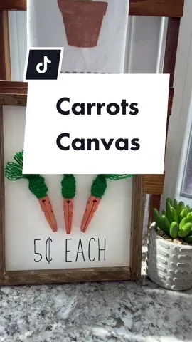 Loving all things spring! 🐰🥕 #sheearnedit #hellospring #dollartreediy #springcraft #springdiy #craftingeek #carrots #holidaycrafts