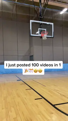 VIDEO NUMBER 100!!! #fyp #viral #basketball #foryoupage #BiggerIsBetter #ShowerWithMoxie #EnvisionGreatness