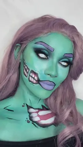 🐲🧟‍♀️ #makeuptransformation