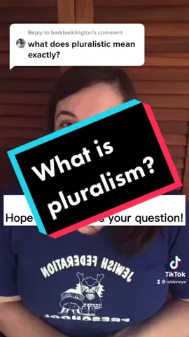 Reply to @barkbarklington What is pluralism? #Rabbi #RabbisOfTiktok #Jewish #JewishTiktok #ProgressiveClergy #fyp #fypシ #xyzbca #ForYou #ForYouPage