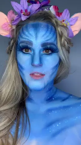Tiktok hates me at the moment lol. O well! #avatar #avatarmakeup #MomsofTikTok #bodypaintingart #creative #creativemakeup #DontSweatIt #viral #fyp