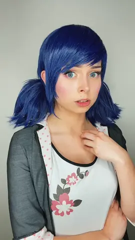 Nervous Mari ❤️ thank you for all the love on my miraculous cosplays 🥺 DUET PLS #miraculous #ladybug #marinette #marinettecosplay #miraculouscosplay