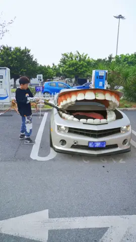 This is how the car used to fill up
