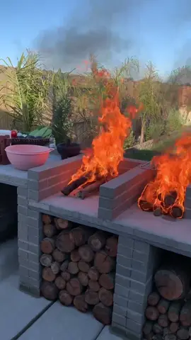 Aquí está el video más despacio de la construcción del fogón que me habían pedido😁👍👍#fyp#parati#fogon