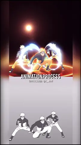 Animation process for the last post! By Brknsergio and Tman. #fyp #naruto #narutoedit #animation #brknsergio #aftereffects #2Danimation #procreate
