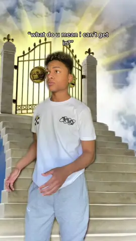 POV: you’re trying to get into Heaven but you bought the new @lilnasx Satan shoes- 😩 #foryou