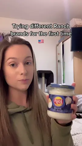 Trying different Ranch brands for the first time 🇺🇸 #american#british#americanfood#fyp#foryou#foryoupage#viral#trending