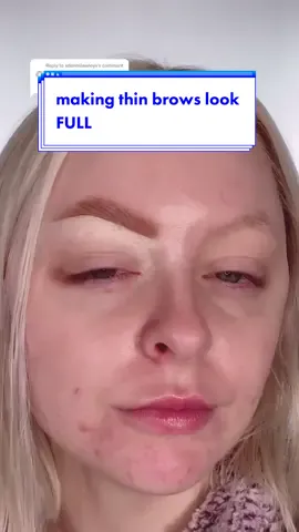 Reply to @xdanniilawleyx fluffy brows with 0 brow hairs!!! ❤️🦋✨ #browtutorial #fluffybrows
