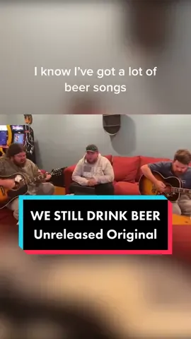 I know I’ve got a lot of beer songs, but here is another new one called “We Still Drink Beer.” #unreleased #original #countrymusic #lukecombs