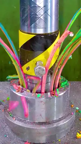tomorrow will be another colourful day #hydraulicpress #crayon #colourful #destress #relax