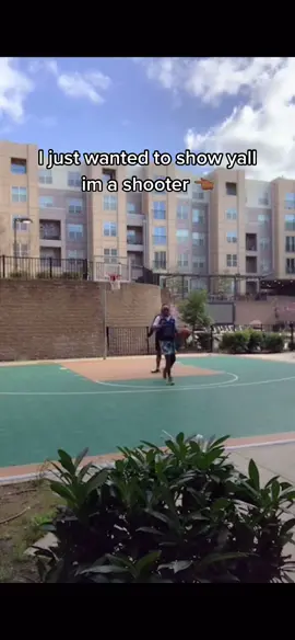 I’m a shooter 🏀 #handdownmandown #ballislife #shooter #basketball #fyp #fypシ #trechilin #YasClean