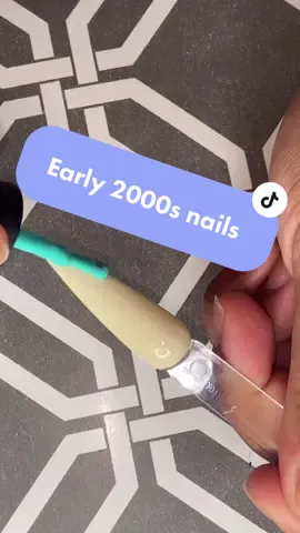 Only the baddies had these nails in the early 2000s 😭 I wasn’t old enough for acrylics back then. #nails #fyp #gelnails #gelpolish #acrylicnails