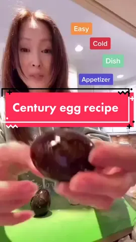 It’s not as frightening as it looks and no, it’s not preserved for 100 years #centuryegg #EasyRecipe #chinesecooking #colddish