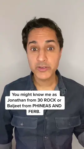Streaming theatre starring Maulik Pancholy thru April 11! #phineasandferb #maulikpancholy #30rock #theatre #streamingtheatre #theater
