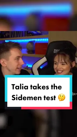 @taliamar took the Sidemen test 🤔 #Sidemen