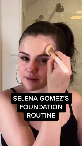 @selenagomez uses the Liquid Touch Weightless Foundation in 190W for her #foundationroutine! #selenagomez #rarebeauty