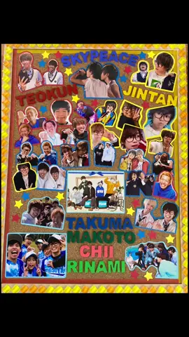 春休み最後の日に作ってみた!!#テオくん #じんたん #スカイピース #コルクボード作り