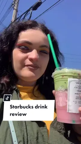 Recommended! It looks so aesthetically pleasing too🤩💚💗 #foryou #starbucksdrink