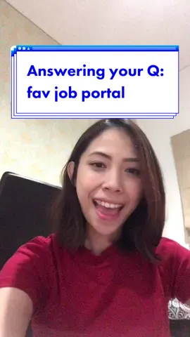 Answer to @omnivoya ini job portal favorit aku💕 kl pengalaman cari kerja nanti bs kita obrolin terpisah lg yaaa vid nya gak muat hehe luvvv✨