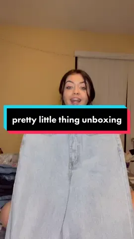 denim denim denim @prettylittlething #prettylittlething #unboxing