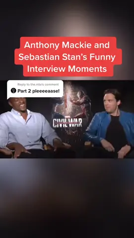 Reply to @the.nita Anthony Mackie and Sebastian Stan’s Funny Interview Moments #marvel #fyp #anthonymackie #sebastianstan
