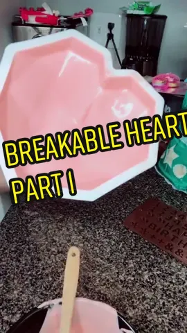 Breakable chocolate heart with surprise inside Part 1 #breakablechocolateheart #fyp #birthday #momlife #viral #chocolateheart