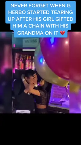 Throwback when #gherbo Tearing Up When His Girlfriend Gifted Him A Chain With His Grandma On It 🙁 🙏🏽 #rap #viral #fyp #foryoupage Follow Fa More 🧡