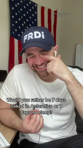 Could you survive NAKED in Antarctica with your best friend? #fy #fyp #podcast #wouldyourather