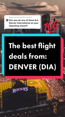 Reply to @graceshort33 so where are you booking your next trip? 😎 #denver #flightdeals #cheapflights #travel #traveltiktok #traveltheworld #adventure