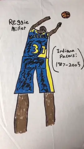 This is the screen printing process for my Reggie Miller shirts. Printed by trentfranks, designed by Cam (Idrawbasketballs) #Art #artist #fyp #DIY