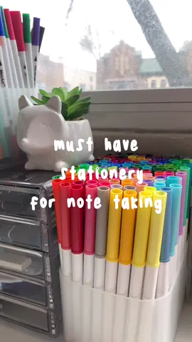 must have stationery ! #stationery #fyp #foryou #notetakingtips #pentok #college #student #viral #pentel #crayola #zebramildliners #productive