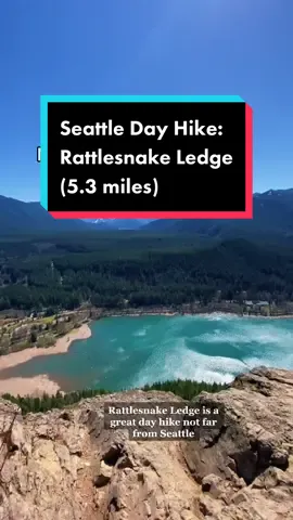 we *love* a good day hike 🙌🏻🏔 #seattle #seattlesbeauty #seattletiktok  #seattlehikes #rattlesnakeledge #PNW #hikingadventures
