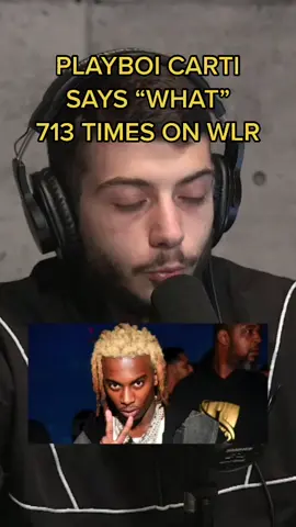 Playboi Carti says ‘WHAT’ 713 times on Whole Lotta Red 😂 #playboicarti #carti #cashcarti #wlr #wholelottared #adlib #fyp #podcast #nfrpodcast #facts