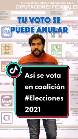 #eluniversalmx #tiktokinforma #elecciones2021 Así se vota en coalición ✅