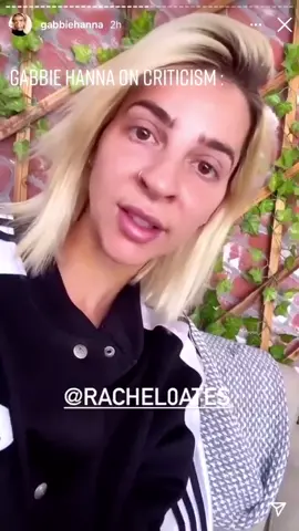 Gabbie went went on a Twitter and Instagram rant against one of her critics. 🙄 Rachel’s a smart girl. #poetry  #racheloates #gabbiehanna #boolies