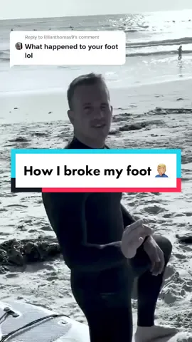 Reply to @lillianthomas9 out here thriving obviously ✌🏻 (edit cred: @cjkirwan) #nopainnogain #surfing #brokenfoot #mrmctiktok #surfer #sandiego